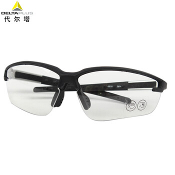 代尔塔 Deltaplus 101135  豪华型安全眼镜 防雾防尘防冲击护目镜1付 透明 定做