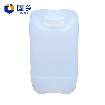 固乡塑料桶 水桶 方形酒桶 化工桶 堆码桶 废液桶  白色5L 型号GX-SLT-B05