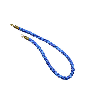 南 HCLG-S 自锁栏杆绳 S型蓝色 钛金扣 栏杆座专用挂绳1.5米 带锁栏杆绳
