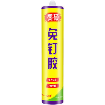 奥斯邦（Ausbond）免钉胶粘瓷砖墙面免打孔液体钉免钻胶厨房浴室卫生间玻璃镜子沾置物架塑料金属胶水300ml