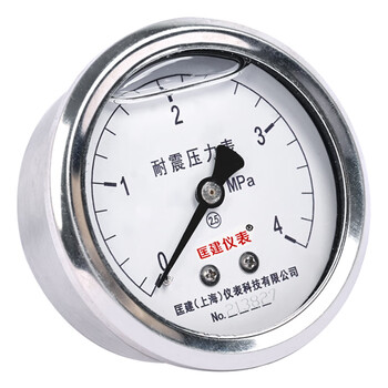 匡建仪表（CONJANT）YTN-60Z 耐震压力表轴向气压表水压表 M14*1.5螺纹 0-4mpa 