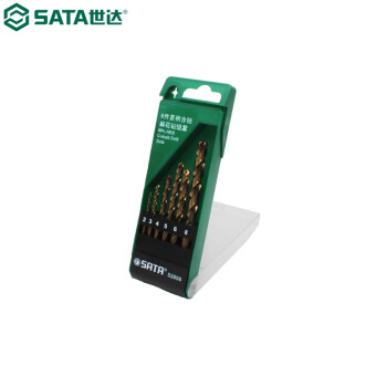 世达（SATA）52806 6件直柄含钴麻花钻组套