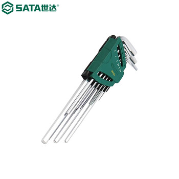 世达（SATA）09103 9件特长内六角扳手组套