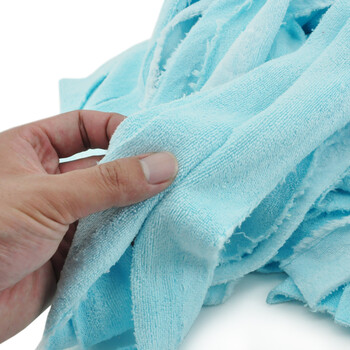 益美得 木柄圆头墩布拖把商用老式棉线棉布拖把木头钢丝扎拧棉拖把 彩色毛巾布