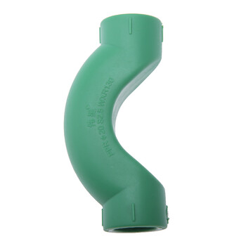 伟星 PPR 管材 管件25 6分配件 PPR水管配件水暖管件 过桥弯25/6分 绿色【1个】