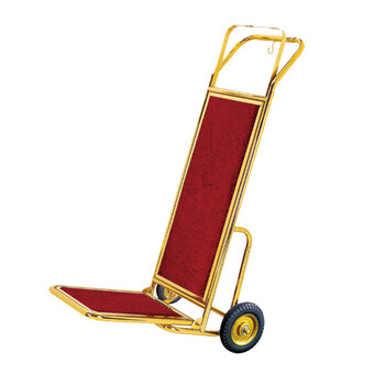 南 XL-2B 手推行李车 行李搬运车酒店箱包运送车静音轮推车 镜金