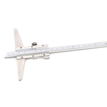 广陆guanglu 深度游标卡尺0-200mm 不锈钢游标深度尺深度台阶测量