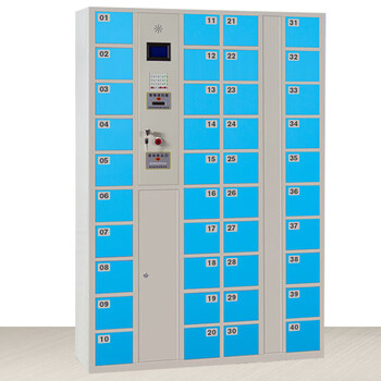 万尊 钢制智能手机柜40门工厂员工手机存放柜寄存柜