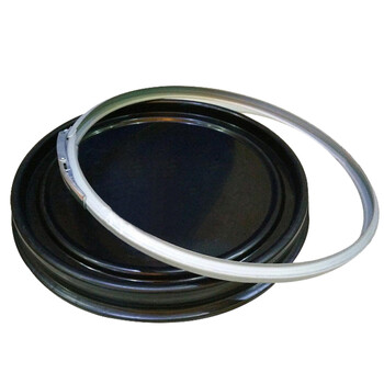 海斯迪克 HKW-22 工业级抱箍法兰桶手提塑料桶 广口带铁箍包装桶 200L（新料）