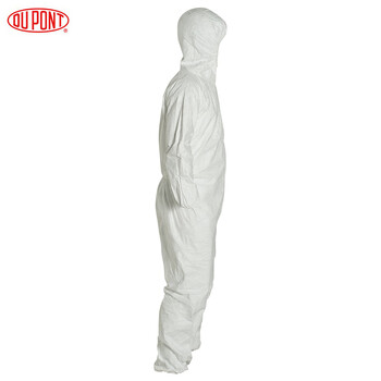 杜邦（DU PONT）1422A防护服 XL码 特卫强连体带帽防护服 透气防尘服   1件