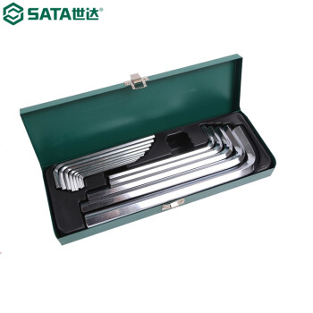 世达（SATA）09143 14件加长内六角扳手组套 09143