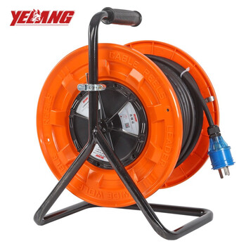 野狼 yelang 电缆盘国标插座漏电保护过热保护线滚子YZW3*2.5mm²/50米 YL-S43BS-1050