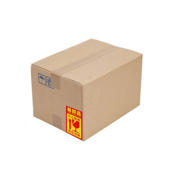 冰禹 易碎品标签贴纸 快递物流勿压警示贴小心轻拿轻放提示贴 8x5cm(1500贴) BYaf-30