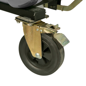 益美得 手推垃圾清运车户外环卫大号垃圾桶工地带轮带盖街道物业保洁垃圾车 深灰色400L