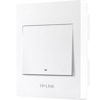 TP-LINK 无线智能面板开关 智能灯控墙壁感应定时开关智能联动wifi手机远程智能家居Wi-Fi零火版单键SWA110