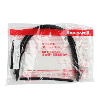 Honeywell霍尼韦尔 防冲击面罩 防护面屏透明头戴式 BD-173B弹簧支架 定做 1个