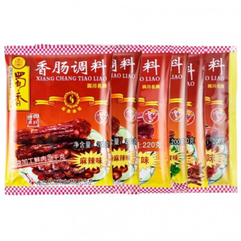蜀香香肠调料腊肉老腊肉酱肉麻辣川味广味五香四川200g麻辣味2袋