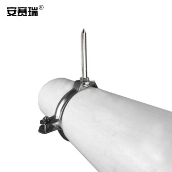 安赛瑞 不锈钢金属水管夹（50个装）圆形管夹PPR立管夹 排水管吊码固定支架铁管卡子 M6×20mm 430428