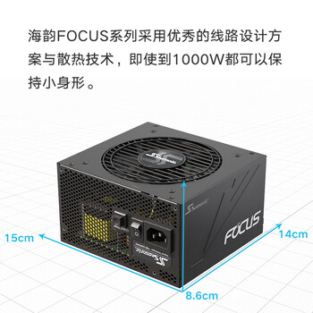 海韵（SEASONIC）650W FOCUS金牌全模电源