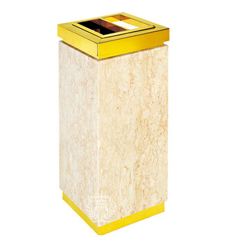 南 GPX-7A01 金盖座地南方烟灰桶 镜金 落地烟缸垃圾桶酒店宾馆垃圾筒烟灰桶