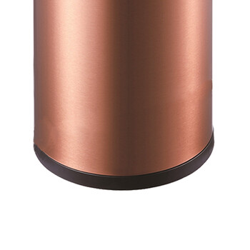 南 SF8-Y02 圆形房间桶  玫瑰金 商用酒店宾馆客房不锈钢 南方垃圾桶 房间桶 果皮桶 容量8升