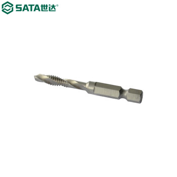 世达（SATA）50806     5件套高速钢复合丝锥钻M6x1.0MM