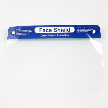 者也 隔离面罩 透明防护面屏 一次性防护面罩带海绵 防唾沫面屏