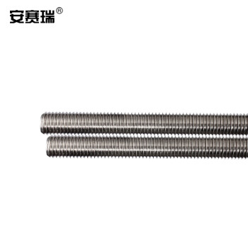 安赛瑞 不锈钢丝杠/丝杆 全螺纹牙条通丝全牙螺杆牙棒机牙螺丝杆M18×1000mm 430264