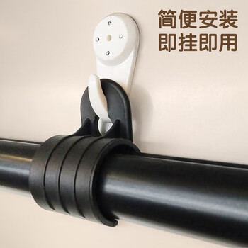 得力（deli）72英寸16:9支架挂壁两用幕布 投影幕布 简易家用 可支架可悬挂 投影机投影仪幕布 MS301