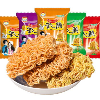 40包清真干吃面干脆面九洲五味掌心脆方便面火鸡面整箱小零食干吃面