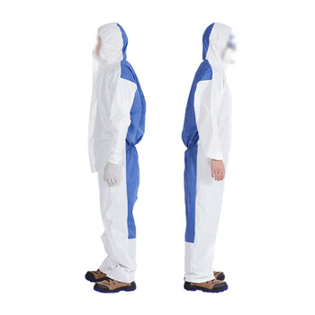 3M防护服4535背部透气设计有效防颗粒物及液体有限喷溅双色XL码1件装货期7天