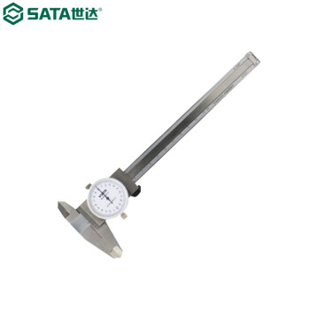 世达（SATA）91521 表盘式游标卡尺0-150MM 91521 钢