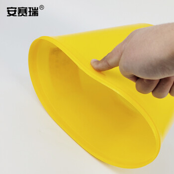安赛瑞 利器盒 圆形垃圾桶锐器盒 医院诊所废物收纳废弃桶 2升10个装黄色圆形 26850