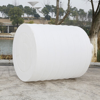 庄太太【白色3T加厚】多功能工业大号塑料搅拌储水桶1/3/5/8/10T/20吨