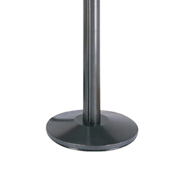 南 LG-K 加高伸缩带喷塑栏杆座 哑面深灰杆 两米隔离带警戒线围栏护栏排队栏