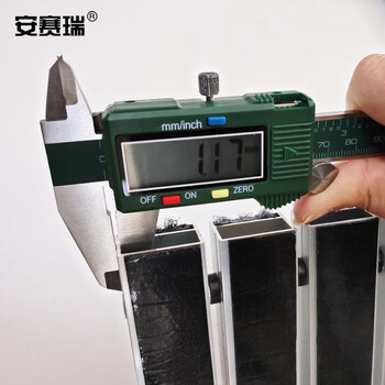 安赛瑞 铝合金地垫 除尘防滑刮泥地垫 1.0壁厚 进门嵌入式脚垫 银行酒店商场门垫80×100cm地面平铺 咖色26521