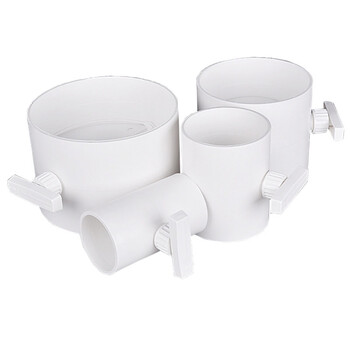 冰禹 BY-5091 ABS风量调节阀 水管管道开关手动阀门 160mm（2个）