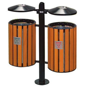 南 GPX-95 南方分类环保垃圾桶  木纹 户外垃圾桶户外环保垃圾桶烟灰桶广场小区公园环保垃圾桶