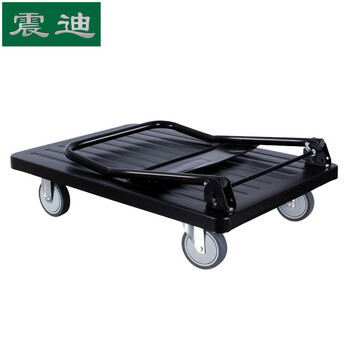 震迪折叠小推车60*90承重700斤轻音便携式可定制702001物流搬运车