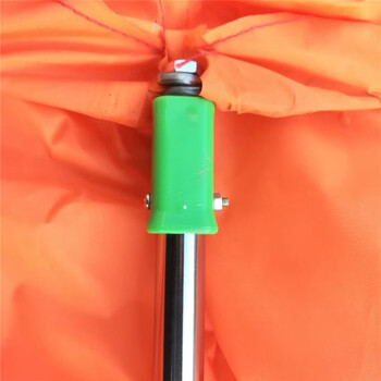 庄太太  户外环卫防风垃圾簸箕垃圾兜便携拾物器收集袋【橘色】