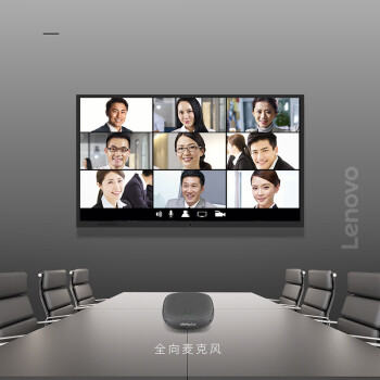 联想thinkplus音视频会议全向麦克风只收音USB免驱直播教育(串联扩展麦5米拾音-不带喇叭)MK-MC300+