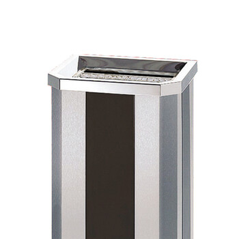 南 GPX-19D 南方座地烟灰桶 镜钢头砂钢身 座地垃圾桶垃圾箱果皮桶