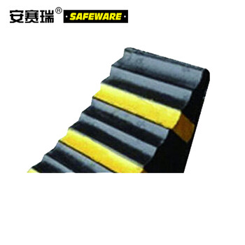 安赛瑞 轻型车轮止退器（2个装）车轮轮挡 车轮阻挡块 橡胶止轮块 11030