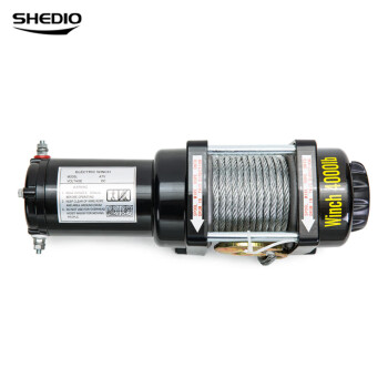 晟雕 越野车电动绞盘/车载小吊机电动绞盘/汽车绞盘 4000磅12V