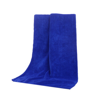 云筑 业务用纤维毛巾（10条装/包）美容美发毛巾 清洁擦拭布 保洁洗车毛巾 蓝色 30×70cm  2包起售