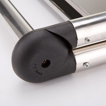 庄太太【一体5KG小心地滑】不锈钢停车牌请勿泊车专用车位已满小心地滑禁止停车警示牌A字牌