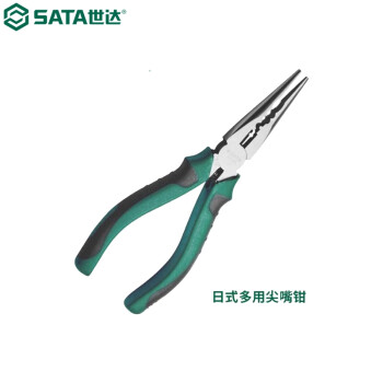 世达（SATA）70124A 专业日式多用尖嘴钳6"