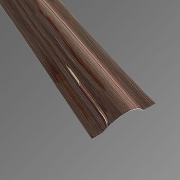 鸣固 不锈钢地线槽 木纹色 抗踩线槽 地板槽 金属穿线管 过线槽  7号国标