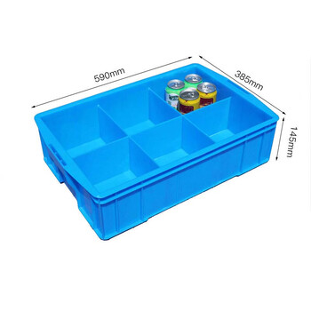 金兽塑料格子箱大六格箱外径590*385*145mm可定制GZ1007