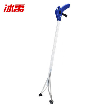 冰禹 BY-218 铝合金垃圾夹 环卫拾取垃圾钳子 直杆81cm（颜色随机）1个